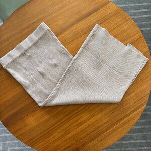 Ribbed Knit Midi Skirt in Light Taupe